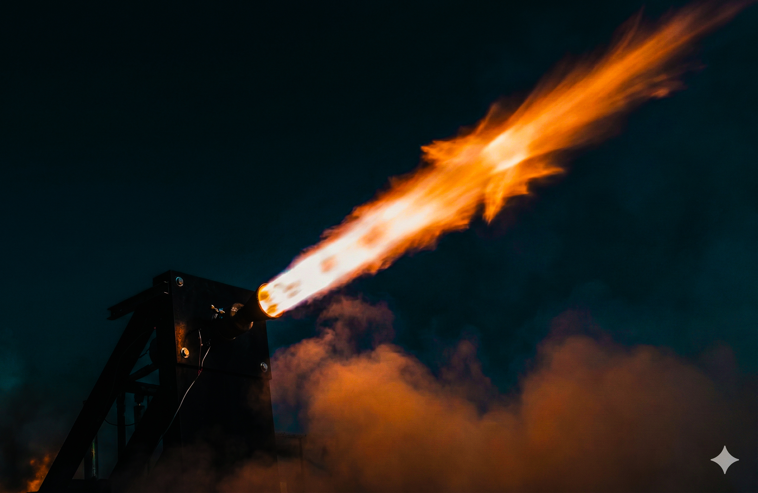Parachutist and American Flag